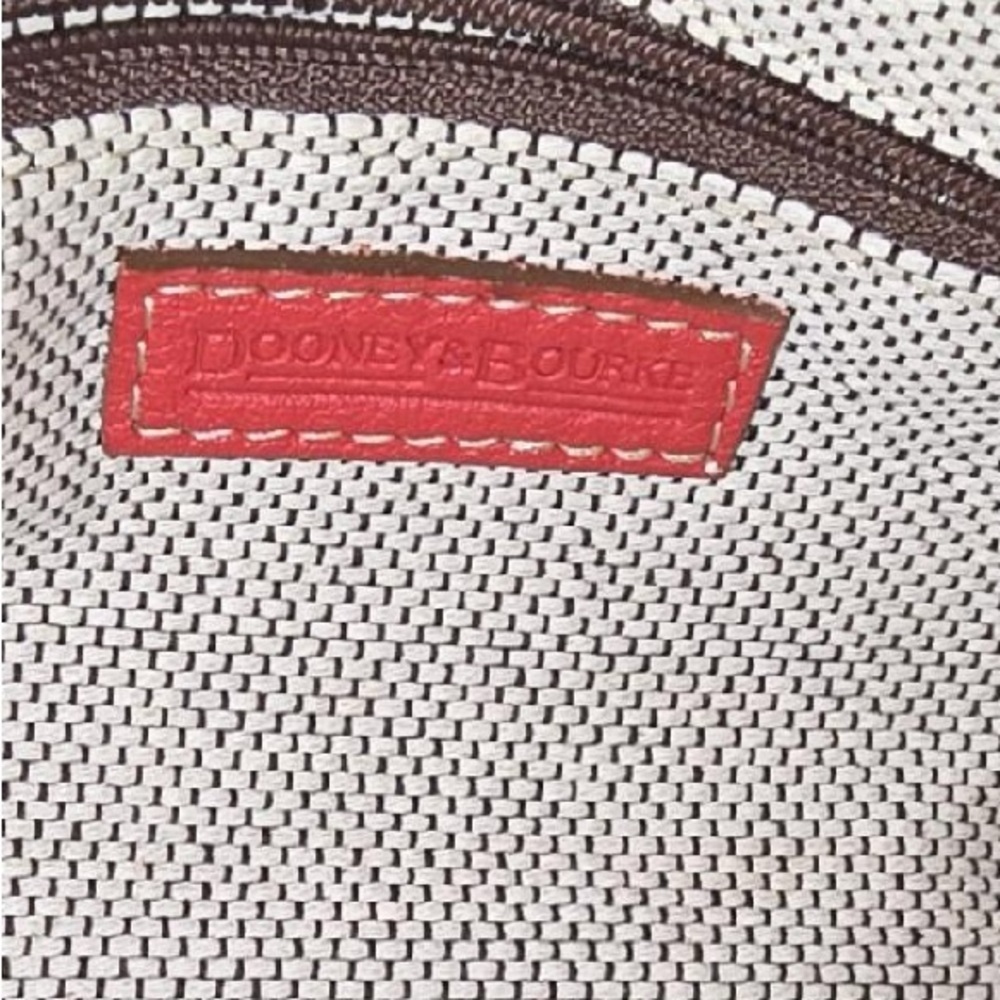 Dooney & Bourke Red Clutch Wristlet Leather - Picture 14 of 15